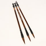 Max 3 Pieces Calligraphy Brush Pen Chinese Traditional Writing Painting Gift Box