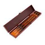 Max 3 Pieces Calligraphy Brush Pen Chinese Traditional Writing Painting Gift Box