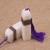 Max Chinese Carving Seal Sculpture Name DIY Stone Jade Art Craft 2x2x7cm