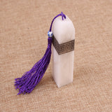 Max Chinese Carving Seal Sculpture Name DIY Stone Jade Art Craft 2x2x7cm