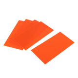Max 5 Pieces 20x10cm Orange Acrylic Board Model Building Materials DIY Accessory