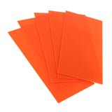 Max 5 Pieces 20x10cm Orange Acrylic Board Model Building Materials DIY Accessory