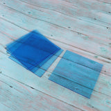 Max 5 Pieces 15x15cm Sky Blue Transparent Acrylic Board Model Materials DIY Tool