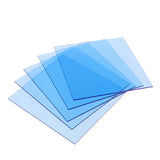 Max 5 Pieces 15x15cm Sky Blue Transparent Acrylic Board Model Materials DIY Tool