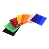 Max 10 Pieces 8x8cm Color Acrylic Board Model Building Materials DIY Accessories