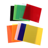 Max 10 Pieces 8x8cm Color Acrylic Board Model Building Materials DIY Accessories