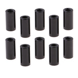 Max 10Pcs Black Aluminum Alloy Tube Spacer for RC Model DIY 4WD Car 8mm