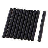 Max 10Pcs Black Aluminum Alloy Tube Spacer for RC Model DIY 4WD Car 35mm
