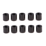 Max 10Pcs Black Aluminum Alloy Tube Spacer for RC Model DIY 4WD Car 5mm