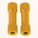 Max 10x M3 20mm Knurled Aluminum Standoff Spacer Pillar for RC Multirotor Gold