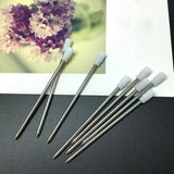 Max Pack of 50 1mm Nib Metal Rollerball Pen Gel Pen Sign Pen Refills,7cm black