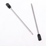 Max Pack of 50 1mm Nib Metal Rollerball Pen Gel Pen Sign Pen Refills,7cm black