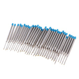 Max 50x Metal Pen Gel Refill for School Office Signature Supplies  blue