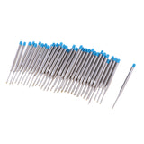 Max 50x Metal Pen Gel Refill for School Office Signature Supplies  blue