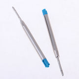 Max 50x Metal Pen Gel Refill for School Office Signature Supplies  blue