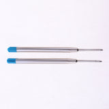 Max 50x Metal Pen Gel Refill for School Office Signature Supplies  blue