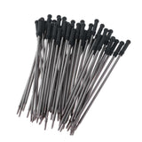 Max Pack of 50 0.5mm Nib Metal Rollerball Pen Gel Pen Sign Pen Refills black