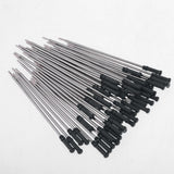 Max Pack of 50 0.5mm Nib Metal Rollerball Pen Gel Pen Sign Pen Refills black