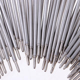 Max Pack of 50 0.5mm Nib Metal Rollerball Pen Gel Pen Sign Pen Refills black