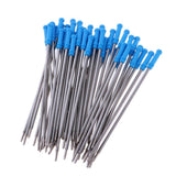 Max Pack of 50 0.5mm Nib Metal Rollerball Pen Gel Pen Sign Pen Refills blue