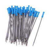 Max Pack of 50 0.5mm Nib Metal Rollerball Pen Gel Pen Sign Pen Refills blue