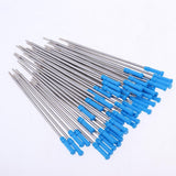 Max Pack of 50 0.5mm Nib Metal Rollerball Pen Gel Pen Sign Pen Refills blue