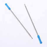 Max Pack of 50 0.5mm Nib Metal Rollerball Pen Gel Pen Sign Pen Refills blue