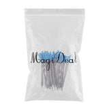 Max Pack of 50 0.5mm Nib Metal Rollerball Pen Gel Pen Sign Pen Refills blue