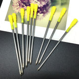 Max Pack of 50 0.5mm Nib Metal Rollerball Pen Gel Pen Sign Pen Refills black