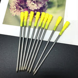 Max Pack of 50 0.5mm Nib Metal Rollerball Pen Gel Pen Sign Pen Refills black