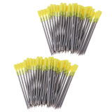 Max Pack of 50 0.5mm Nib Metal Rollerball Pen Gel Pen Sign Pen Refills black