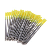 Max Pack of 50 0.5mm Nib Metal Rollerball Pen Gel Pen Sign Pen Refills blue