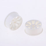 Max 4 Sets 1:24 RC Rock Crawler Rubber Tires & Plastic Wheel Rim Set for A252