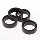 Max 4 Sets 1:24 RC Rock Crawler Rubber Tires & Plastic Wheel Rim Set for A252