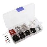 Max 241 in 1 M3 Repair Flat Round Head Screws Tool Box for HSP RC Crawler Acces