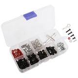 Max 241 in 1 M3 Repair Flat Round Head Screws Tool Box for HSP RC Crawler Acces
