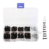Max 10.9 Grade High Strength Screws M3 Flat & Round Cup Screws Washers Tool Box