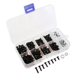Max 10.9 Grade High Strength Screws M3 Flat & Round Cup Screws Washers Tool Box