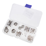 Max 89 Pcs M3 M4 Screws & RC Wheel Shaft & R-Shaped Pins & Lock Nut Assortment