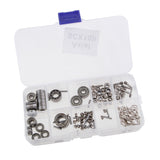 Max 89 Pcs M3 M4 Screws & RC Wheel Shaft & R-Shaped Pins & Lock Nut Assortment