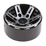 Max 1.9 Inch RC Crawler Metal Beadlock Wheel Rim for 1/10 RC Car Accessory black