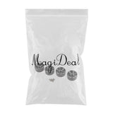 Max 1.9 Inch RC Crawler Metal Beadlock Wheel Rim for 1/10 RC Car Accessory black