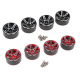 Max 1.9 Inch RC Crawler Metal Beadlock Wheel Rim for 1/10 RC Car Accessory black