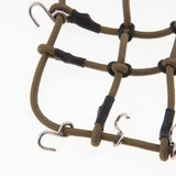 Max Maxb Elastic Rack Luggage Net w/ Hook for 1/8 1/10 RC Vehicles Car army green