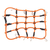 Max Maxb 1/8 1/10 Scale RC Luggage Net for RC Crawler Truck Car Roof Rack Orange