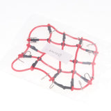 Max Maxb 1/8 1/10 Scale RC Luggage Net for RC Crawler Truck Car Roof Rack Red