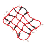 Max Maxb 1/8 1/10 Scale RC Luggage Net for RC Crawler Truck Car Roof Rack Red