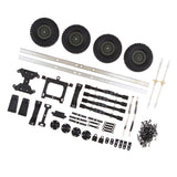 Max Maxb RC Car Trailer Chassis Assembly Kits for WPL 1/16 6WD Military Truck Parts