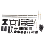 Max Maxb RC Car Trailer Chassis Assembly Kits for WPL 1/16 6WD Military Truck Parts