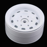 Max 4 Pack 1.9 Beadlock Wheels Rims for 1/10 RC Crawler White Circle